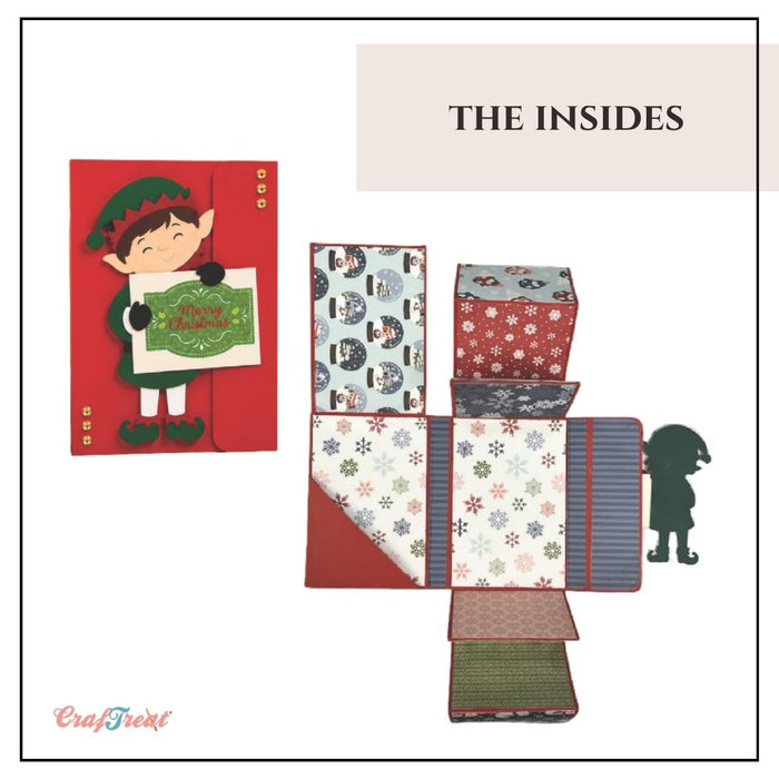 CrafTreat Quick Folio - Santa Wishes Folio - Red & Green