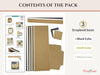 Craftreat Scrapbook Blank Quick Folio - Flip Flair Folio Contents of the Pack CQF005