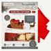 CrafTreat Scrapbook Blank - Sleigh Pull Flap Album Red Inside of the Pack CAB054