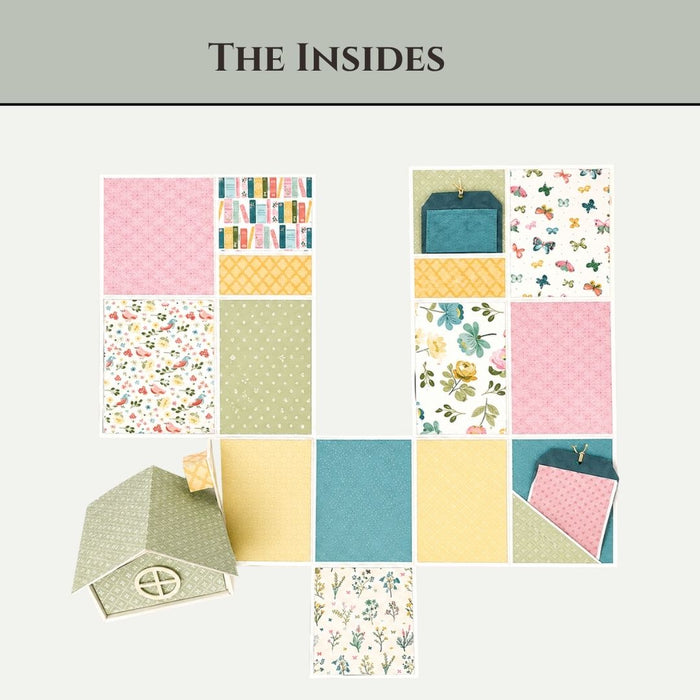 Craftreat Scrapbook Blank Tall House Insides Too