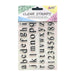 Alphabet Small Clear Stamp YC001