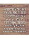 Alphabets Laser Cut Chipboard CTC014