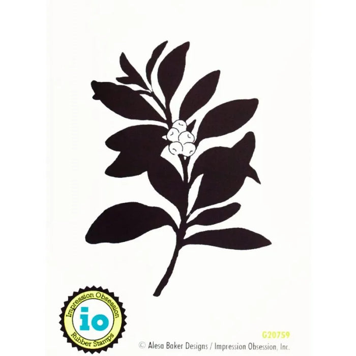 Berry Branch Cling Stamp