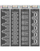 CrafTreat Border 18 and 19 and 20 and 21 StencilCTS661n662n663n664