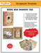 CrafTreat Book Box Shaker Tag Scrapbook Templates