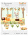 CrafTreat Woodland Animals 3D Decoupage sheet A5