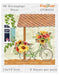 CrafTreat Bicycle 3D Decoupage Die Cut sheet 12x12 Inches