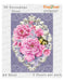 CrafTreat Peony Platter 3D Decoupag Sheet with Die Cuts A4