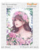 CrafTreat Lady with Flower A3 3D Decoupage Sheet