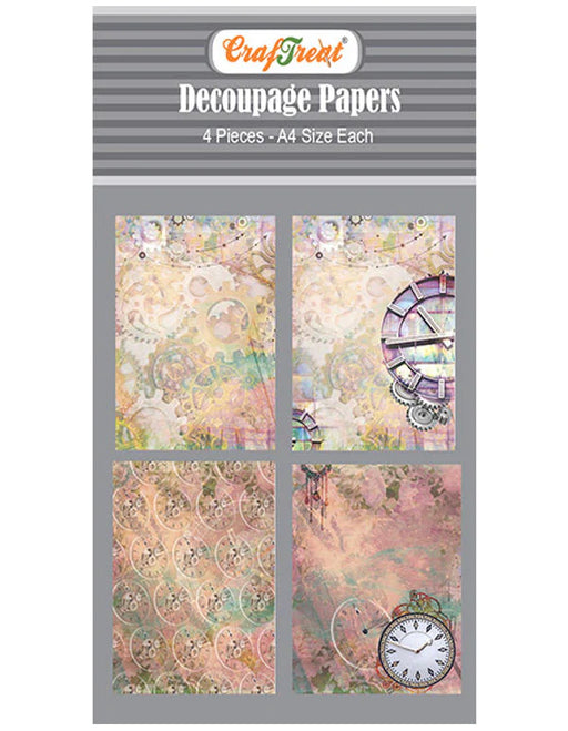 CrafTreat Car Gear Decoupage Paper A4