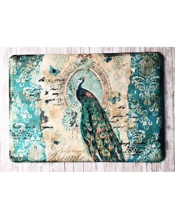 CrafTreat Peacock Decoupage Paper A4
