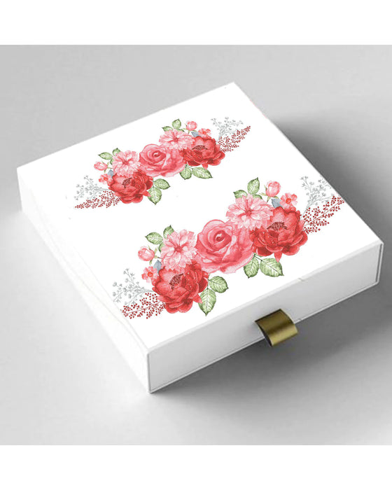 CrafTreat Lemon and Red Roses Decoupage Paper A4