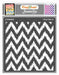 CrafTreat Chevron Background Stencil for Wall Paintings and Craft Decorations