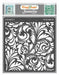 CrafTreat Floral Flourish Stencil 6x6 Inches for Art Decorations