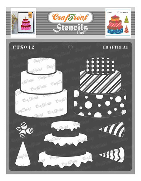 CrafTreat 3 Tier Cake Layered StencilCTS042