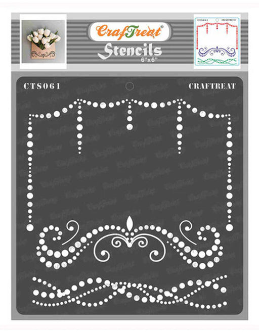 CrafTreat String Bead Stencil CTS061