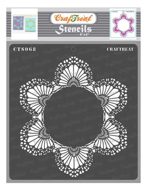 CrafTreat Lace Doily StencilCTS068