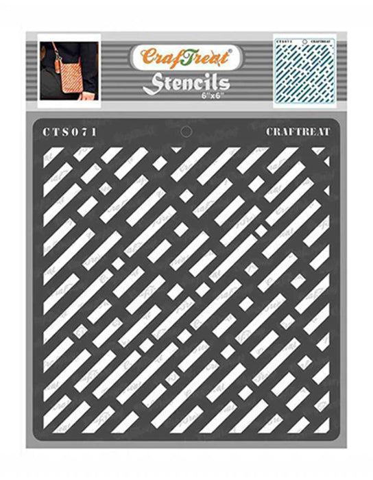 CTS071 Stripe Stencil