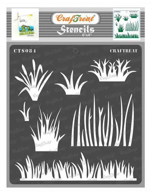 CTS084 Grass Stencil