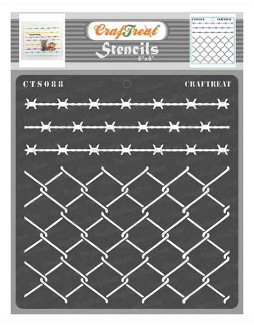 CrafTreat Wire Stencil Templates CTS088