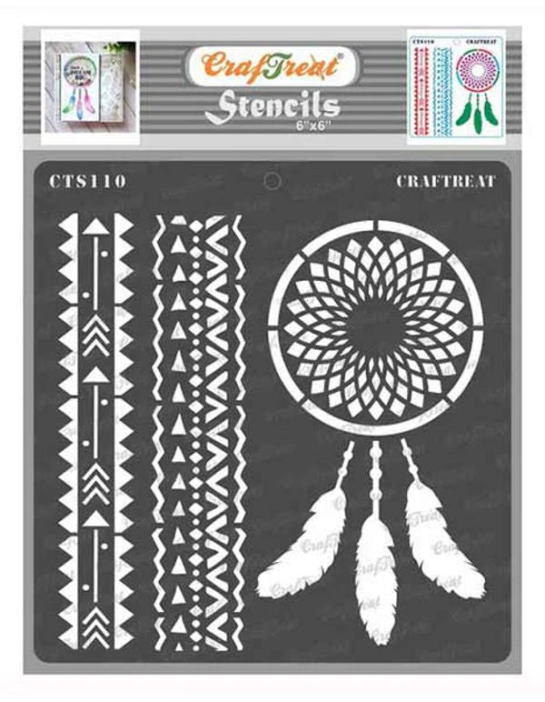 craftreat-stencil-dream-catcher-cts110 — thecraftshop.in