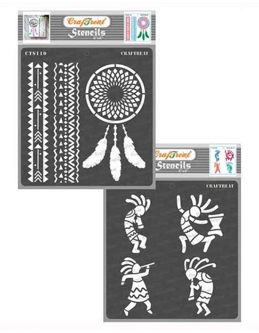 CrafTreat Dream Catcher Stencil for DIY Crafts