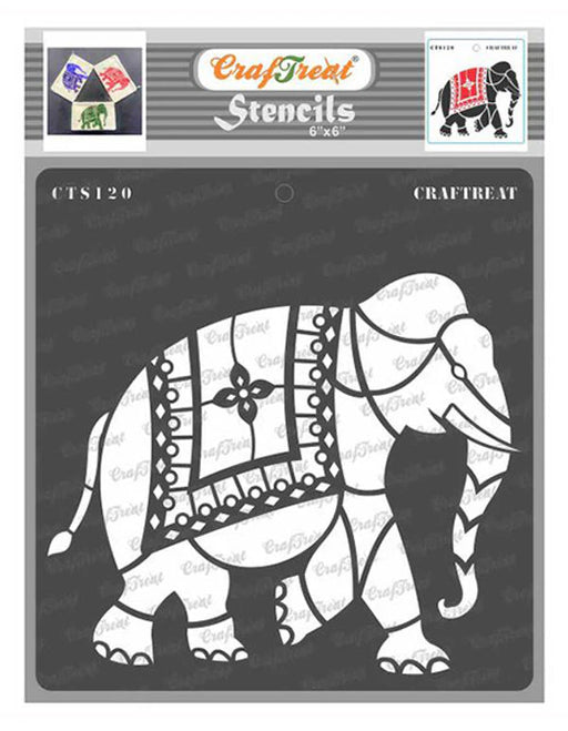 CrafTreat Indian Elephant StencilCTS120