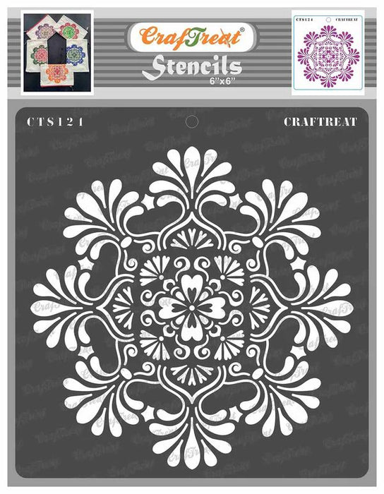 CrafTreat Mandala Stencil CTS124