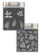 CrafTreat Ferns and Tropical Leaves StencilCTS152nCTS154