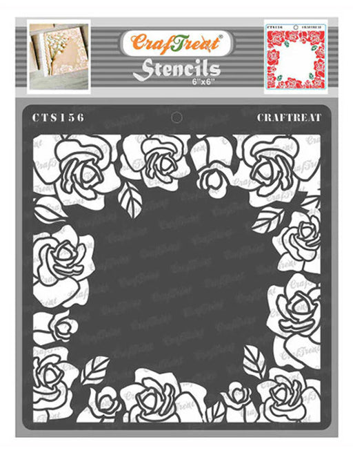 CTS156 Rose all around Stencil