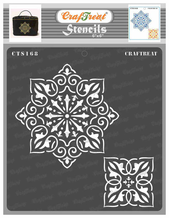 CrafTreat Mandala Stencil CTS168