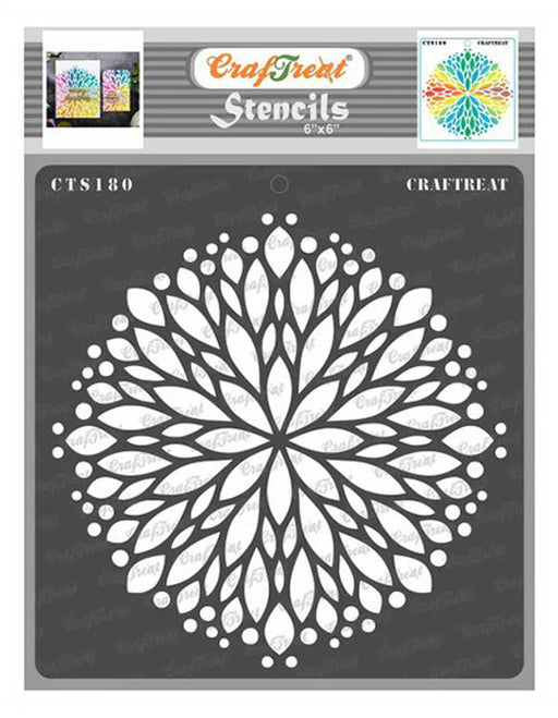 CTS180 Flower Burst Stencil