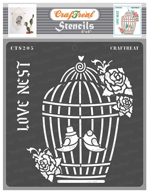 CrafTreat Love Nest StencilCTS205