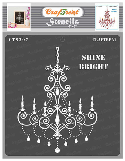 CrafTreat Shine Bright StencilCTS207