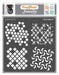CrafTreat Distressed Patterns 12 Inches StencilCTS223