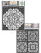 Mandala and Moroccan Tile Stencil For Craft Work