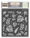 CrafTreat Tropical Leaves Stencil 12 InchesCTS235