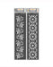 CrafTreat 3x12 inches border wall stencil for paintings, Flower and mandala stencil for crafts