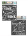 CrafTreat Home Sweet Home Stencil and Quirky Quotes Stencil 6x6 Inches