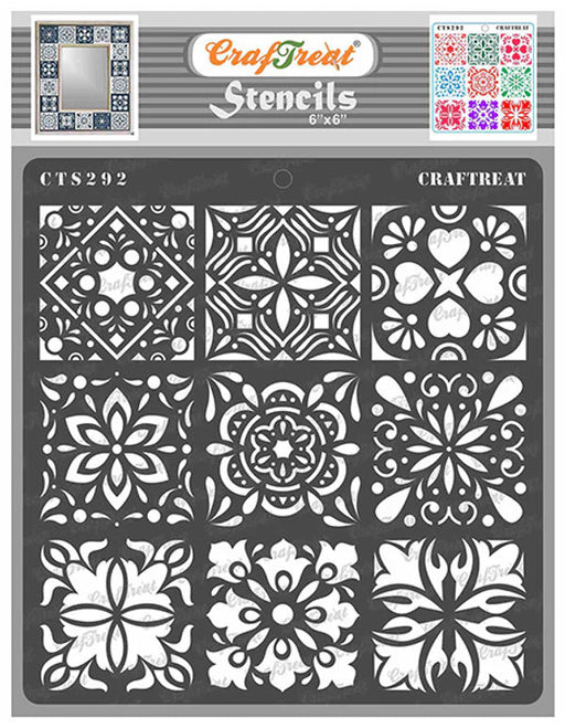 CrafTreat Mini Tiles StencilCTS292
