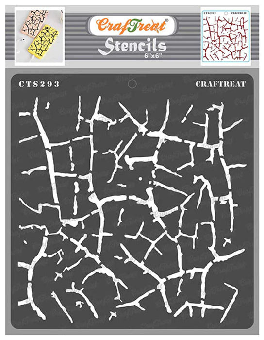 CrafTreat Crocodile Crackle StencilCTS293