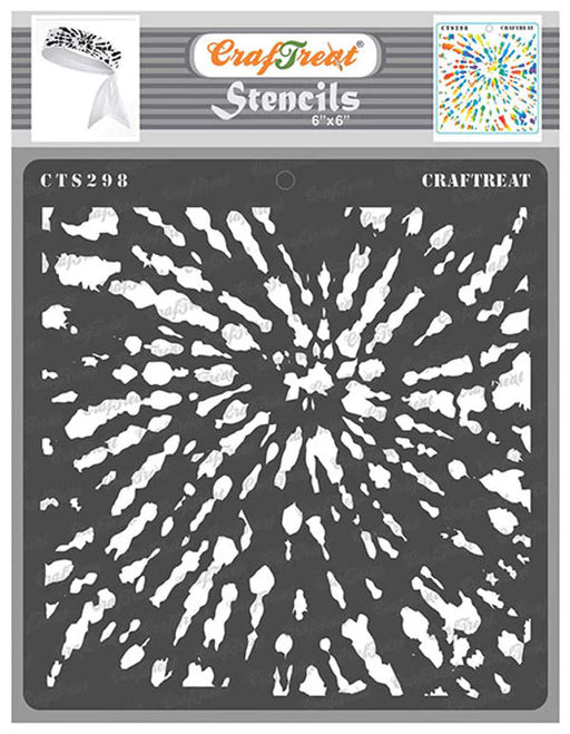 CrafTreat Tie and Dye StencilCTS298