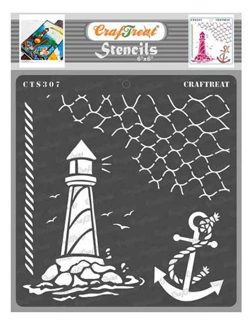 CrafTreat Nautical Stencil Design CTS307