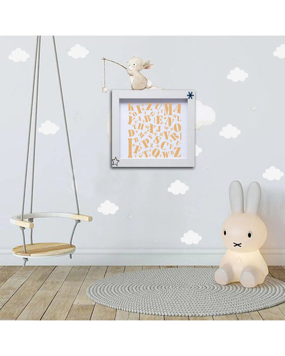 CrafTreat Clouds and Stars Stencil 12 Inches