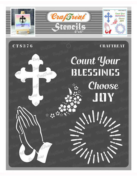 CraftTreat Reusable Christmas stencils CTS376