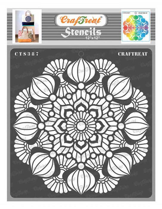 CrafTreat Mandala 3 StencilCTS387
