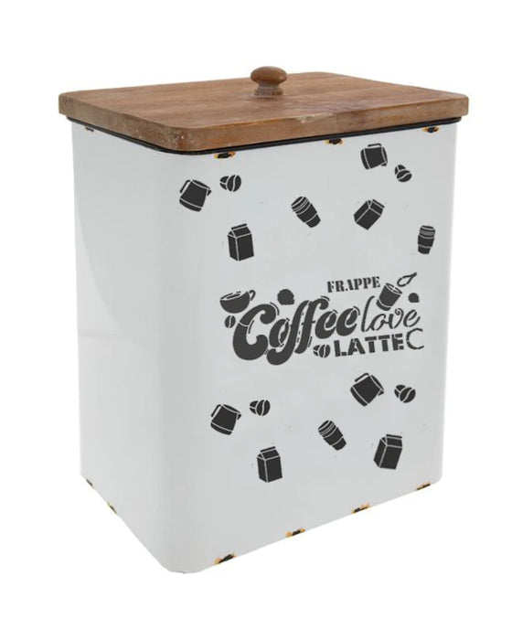 CrafTreat Coffee Love, Coffee, Dining Memories and Cooked with Love Stencil 6x6 4 Pcs Inches
