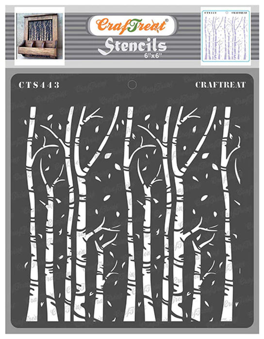 CrafTreat Autumn Trees StencilCTS443