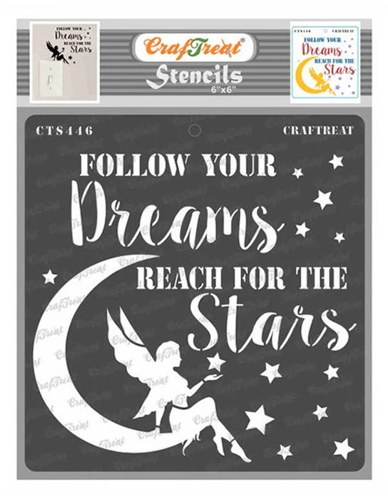CrafTreat Reach for the Stars StencilCTS446