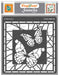 CrafTreat Stained Glass Butterflies StencilCTS464